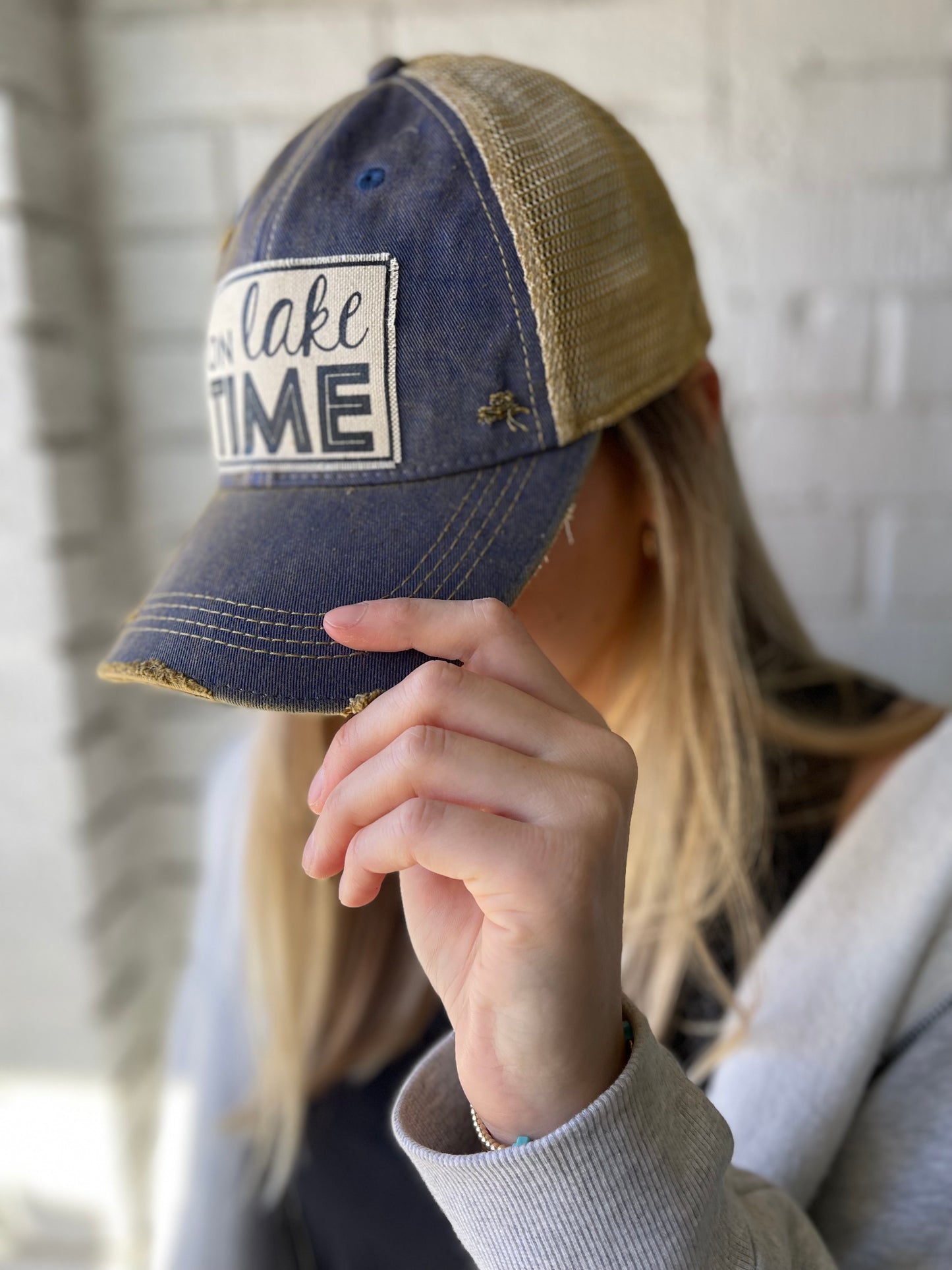 Hat - On Lake Time Royal Blue