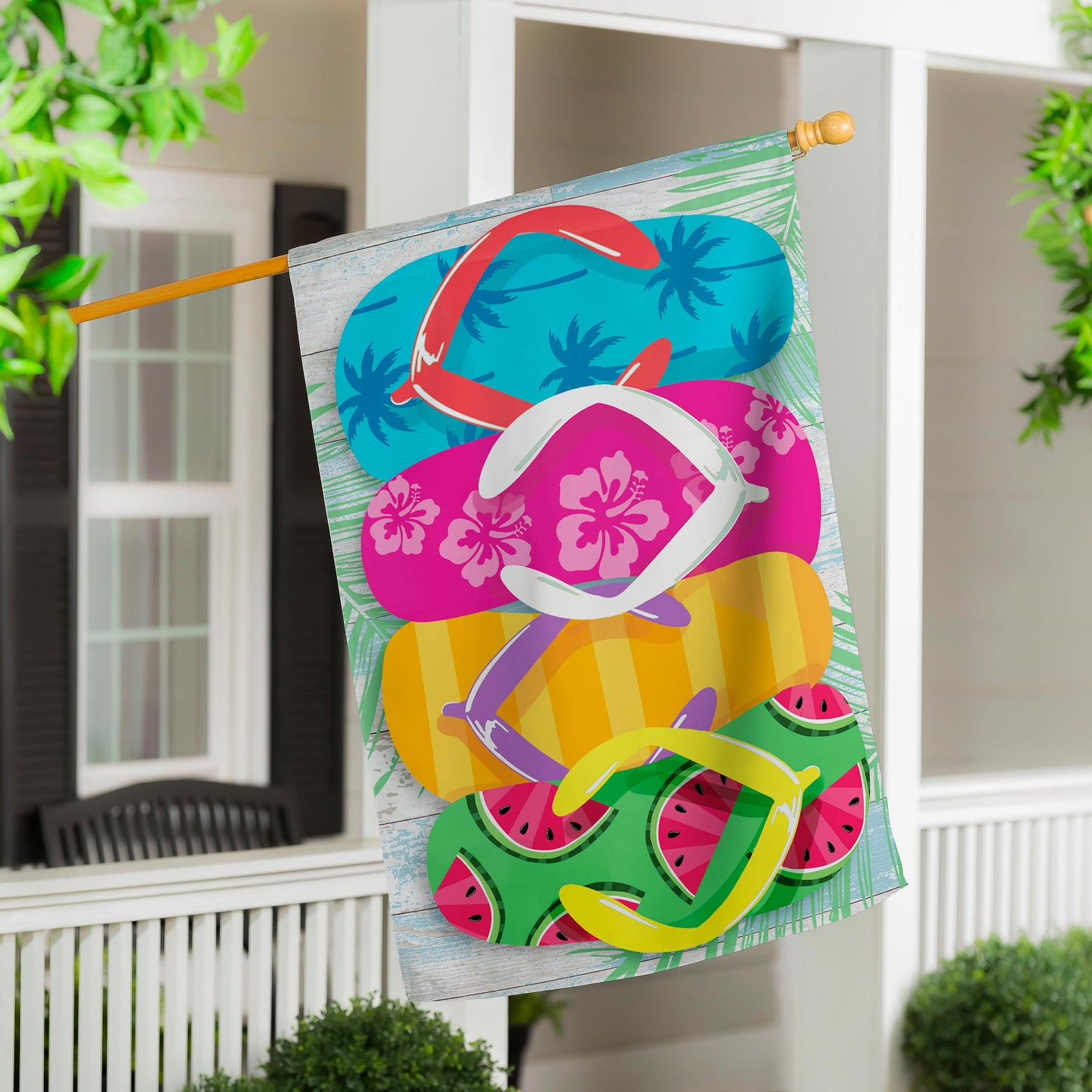 House Flag - Stacked Flip Flop