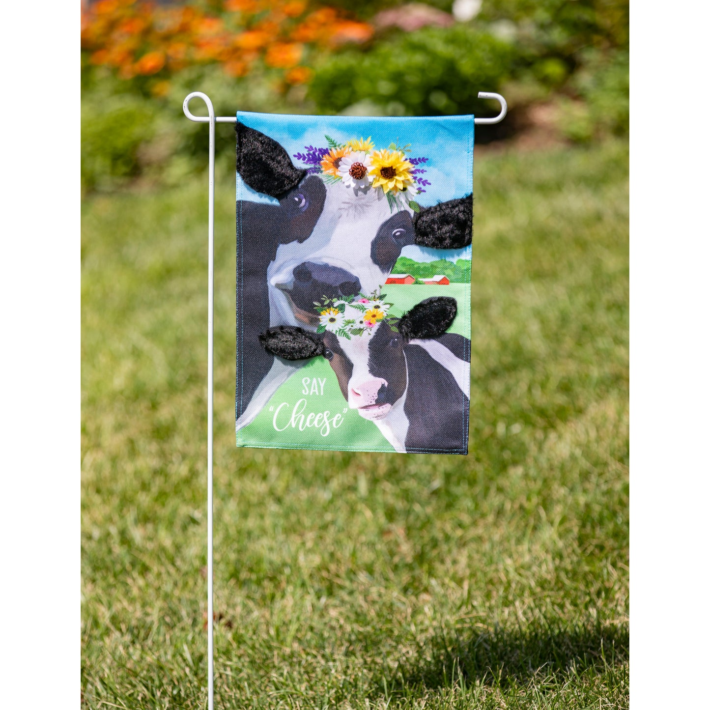 Garden Flag - Say Cheese Cows