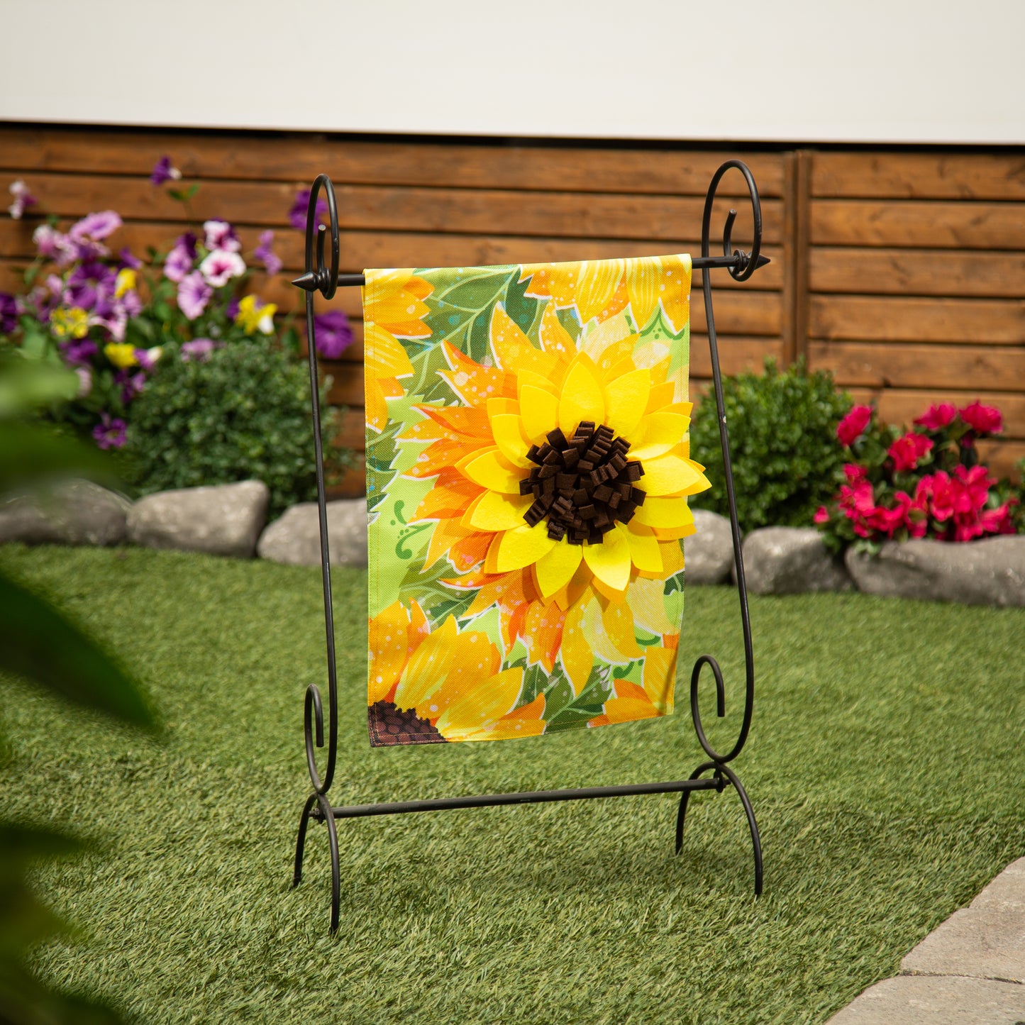 Garden Flag - Sunflowers in the Garden