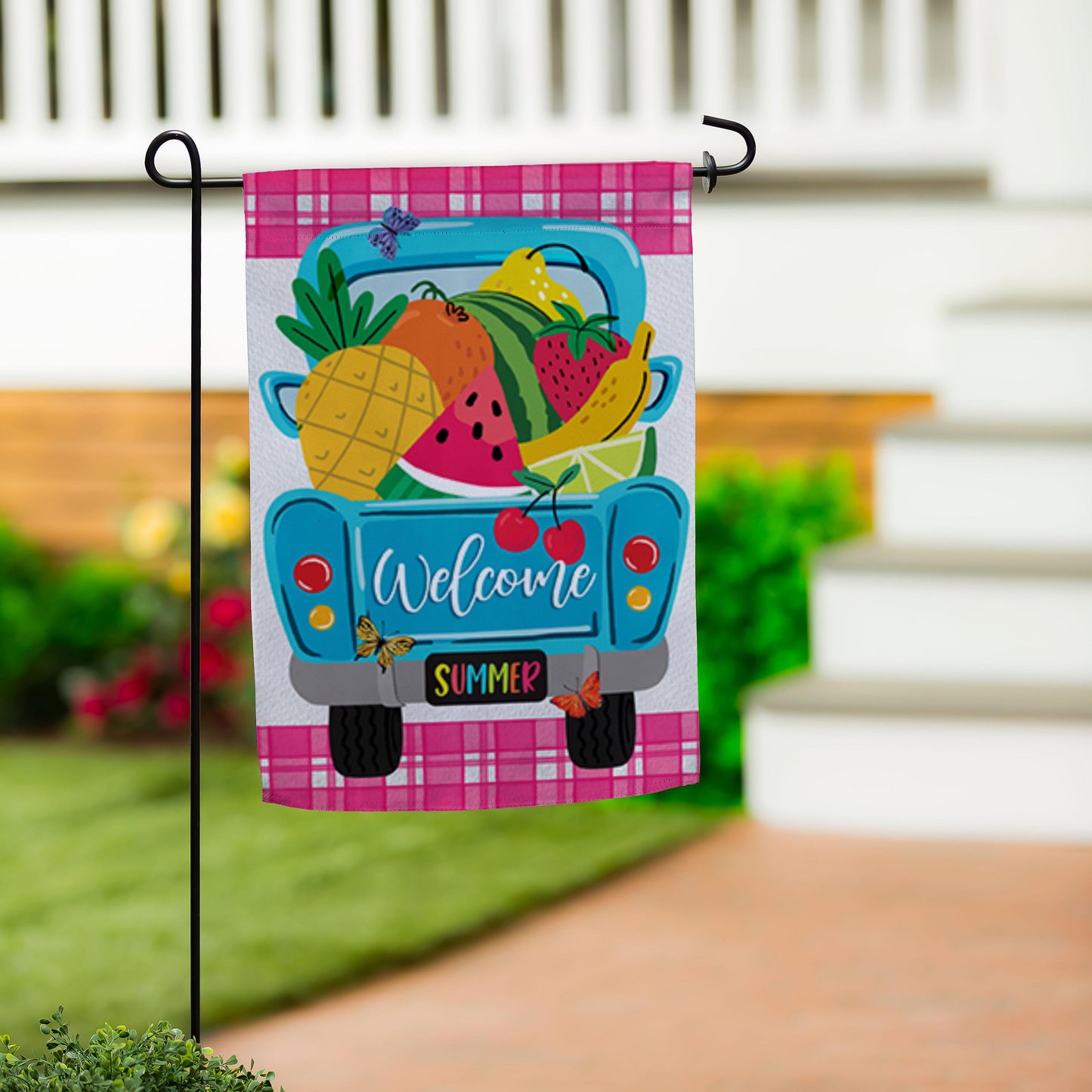 Garden Flag - Fruity Truck
