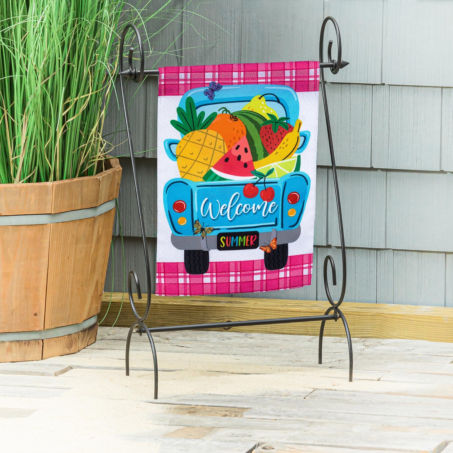 Garden Flag - Fruity Truck
