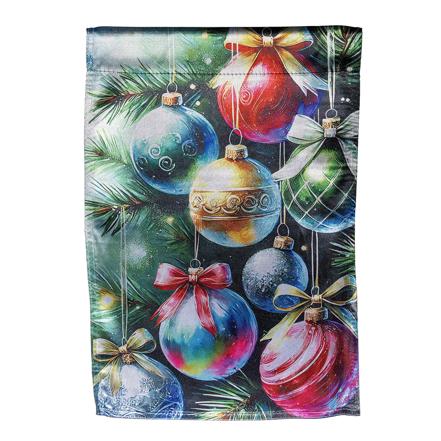 Garden Flag - Holiday Ornaments Lustre