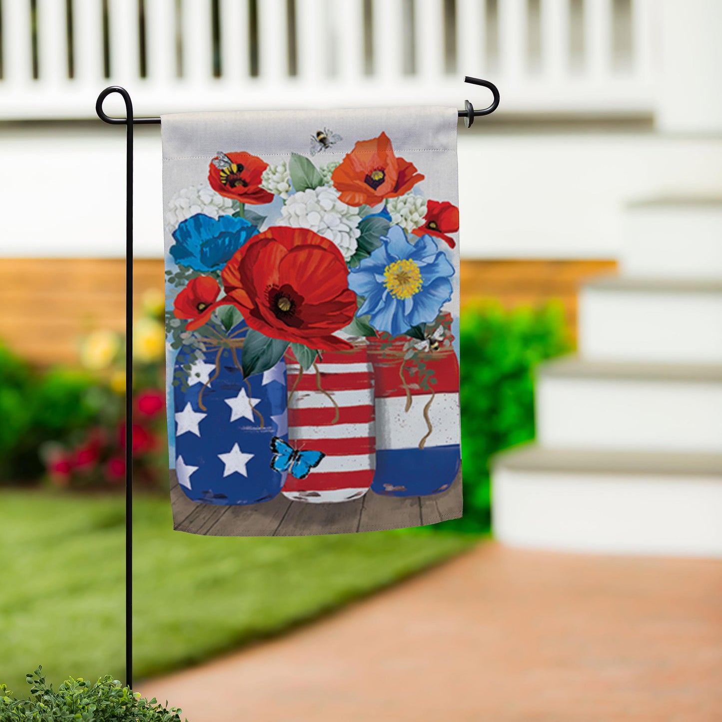 Garden Flag - RWB Jars