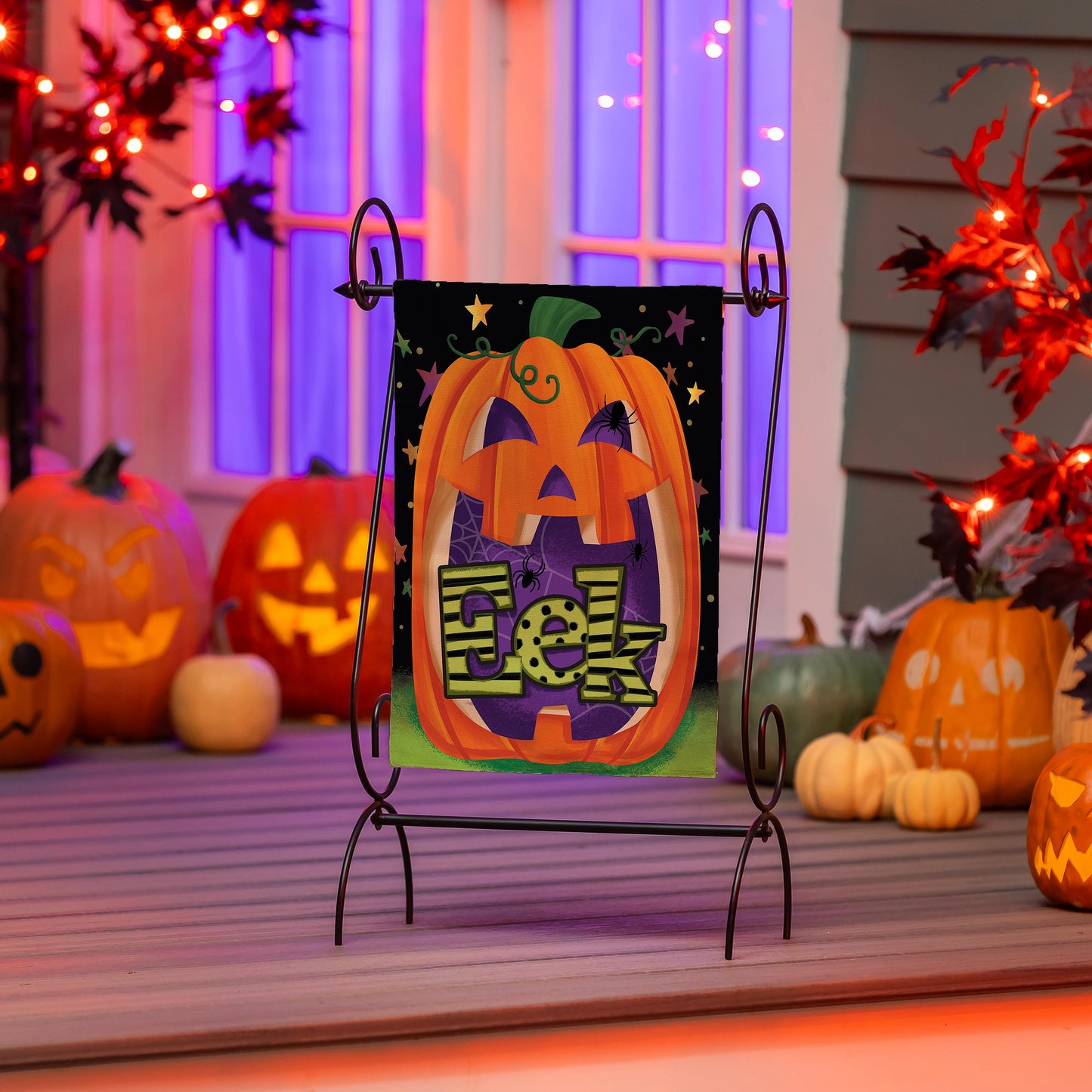 Garden Flag - Boo Jack Suede