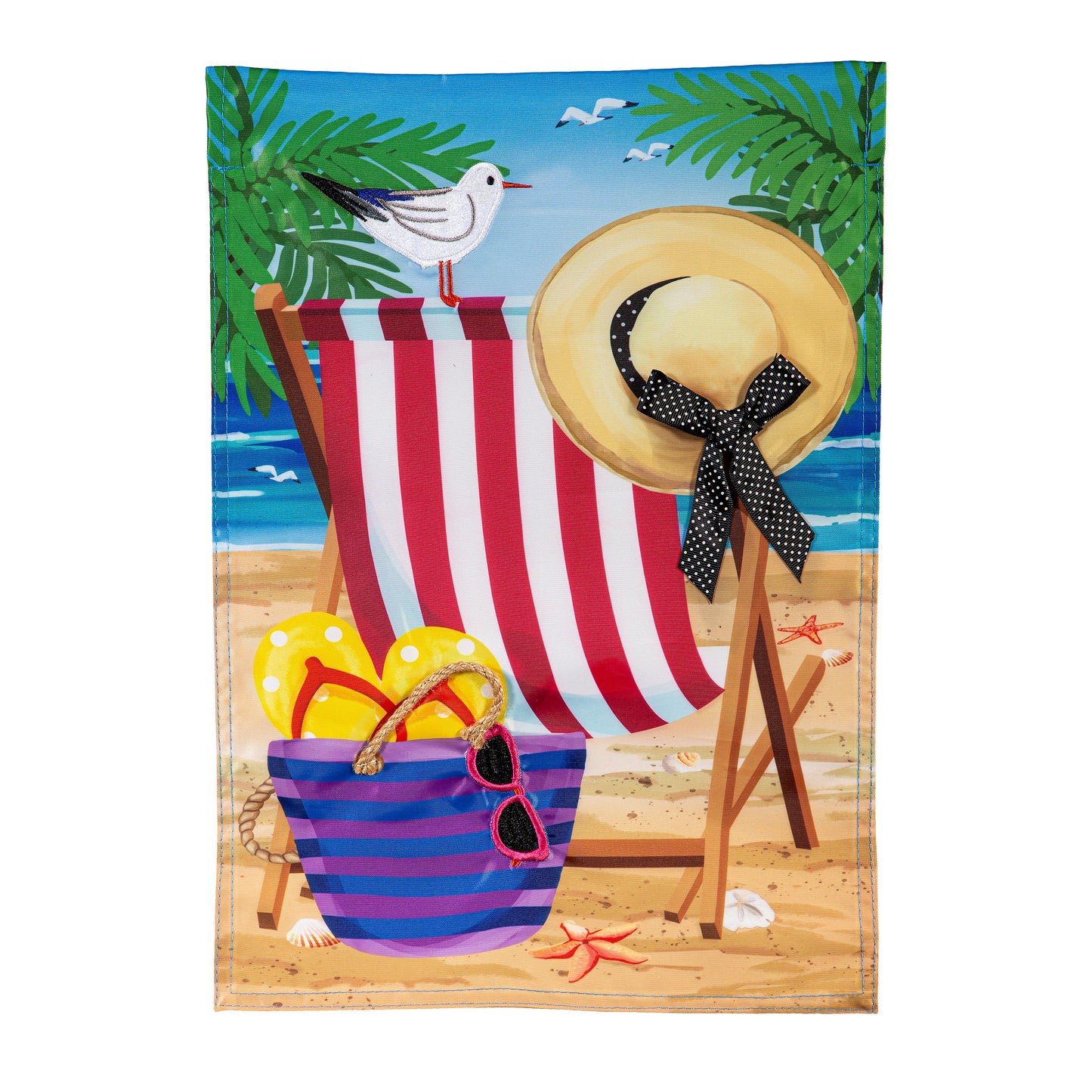 Garden Flag - Beach Chair