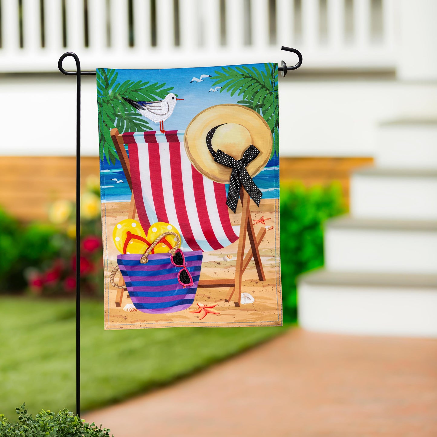 Garden Flag - Beach Chair