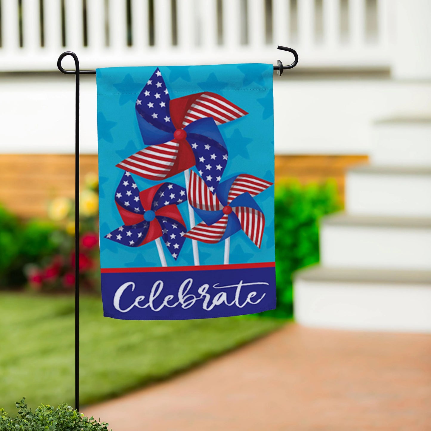Garden Flag - Celebrate Pinwheel