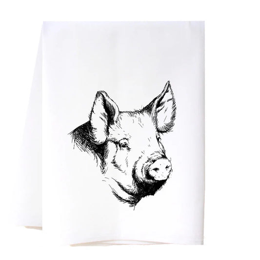 Tea Towel - Pig