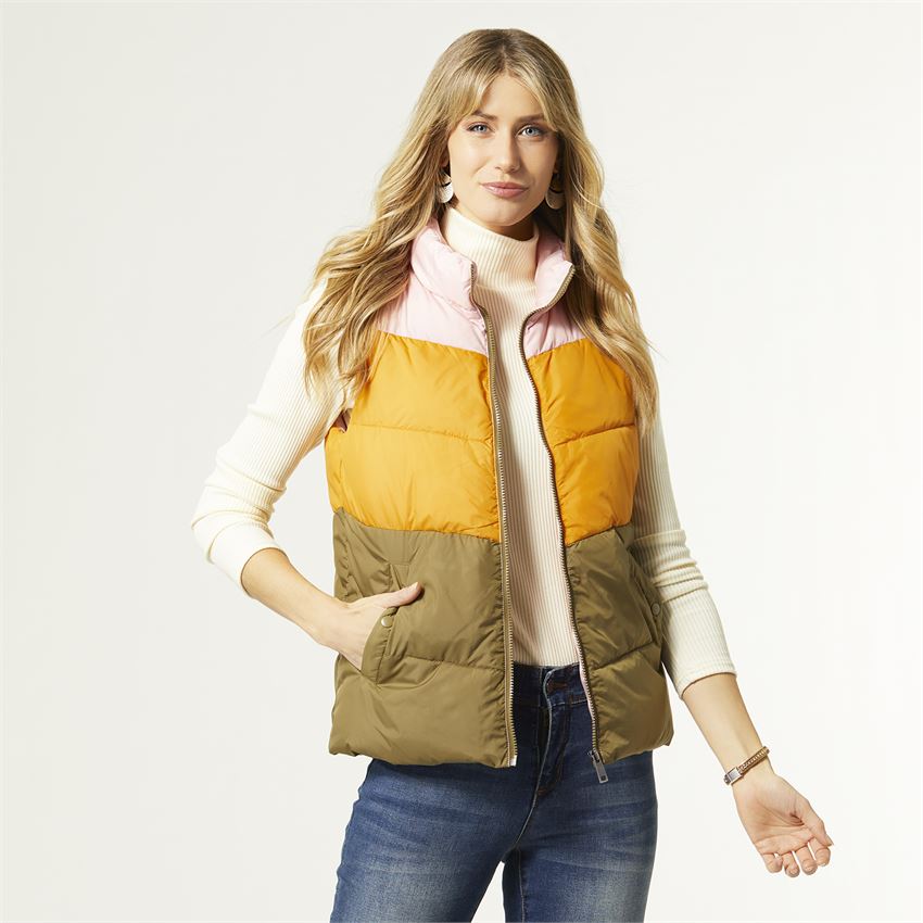 Colorblock 2024 puffer vest