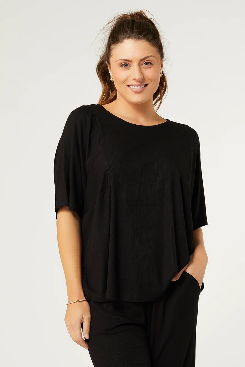 Serenity Sleep Top - Black