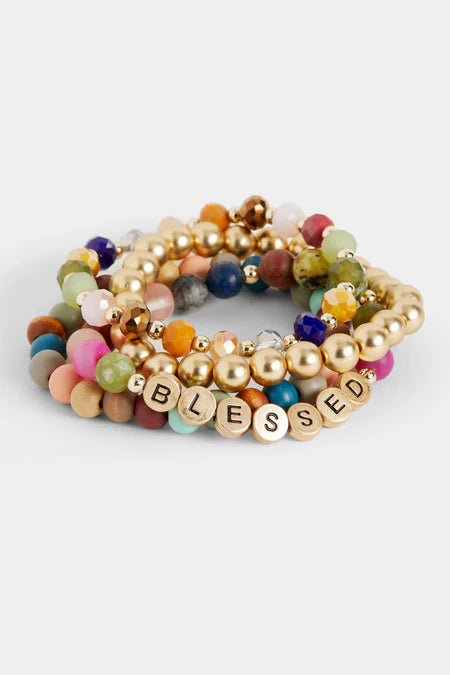 Beaded Blessed Bracelet - Multi