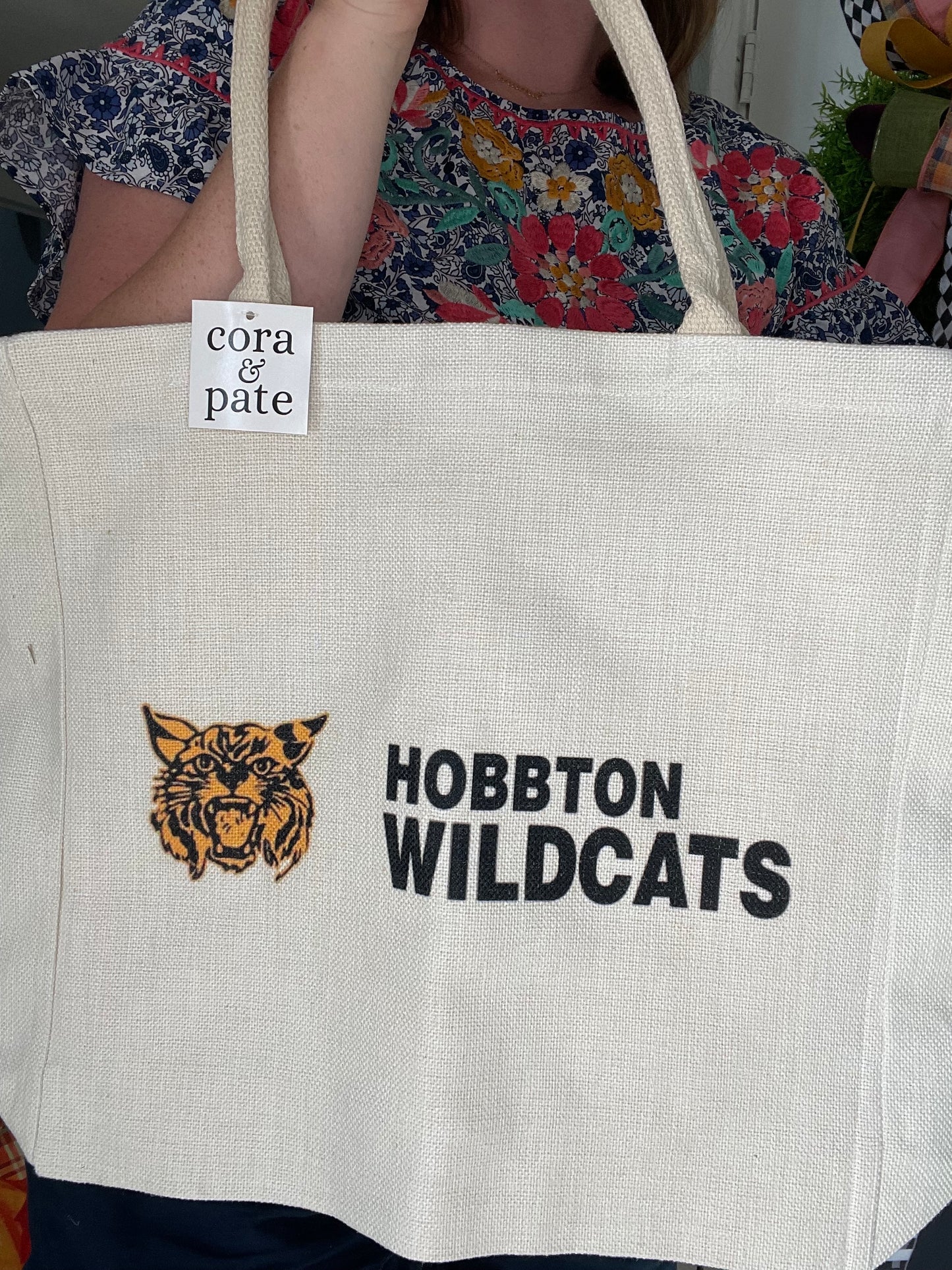 Hobbton Wildcats Tote Bag