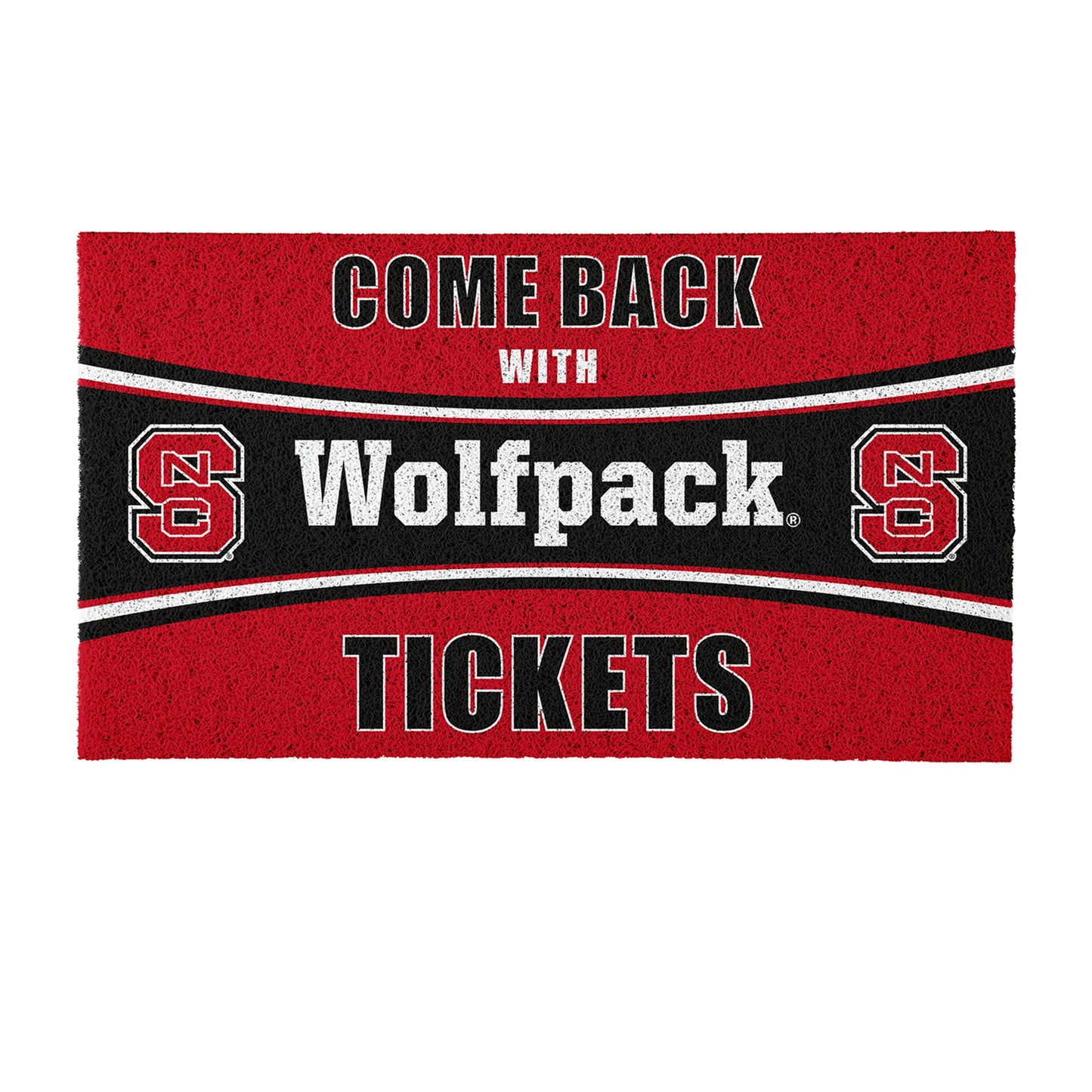 28" x 16" PVC Trapper Mat - NCSU Come Back