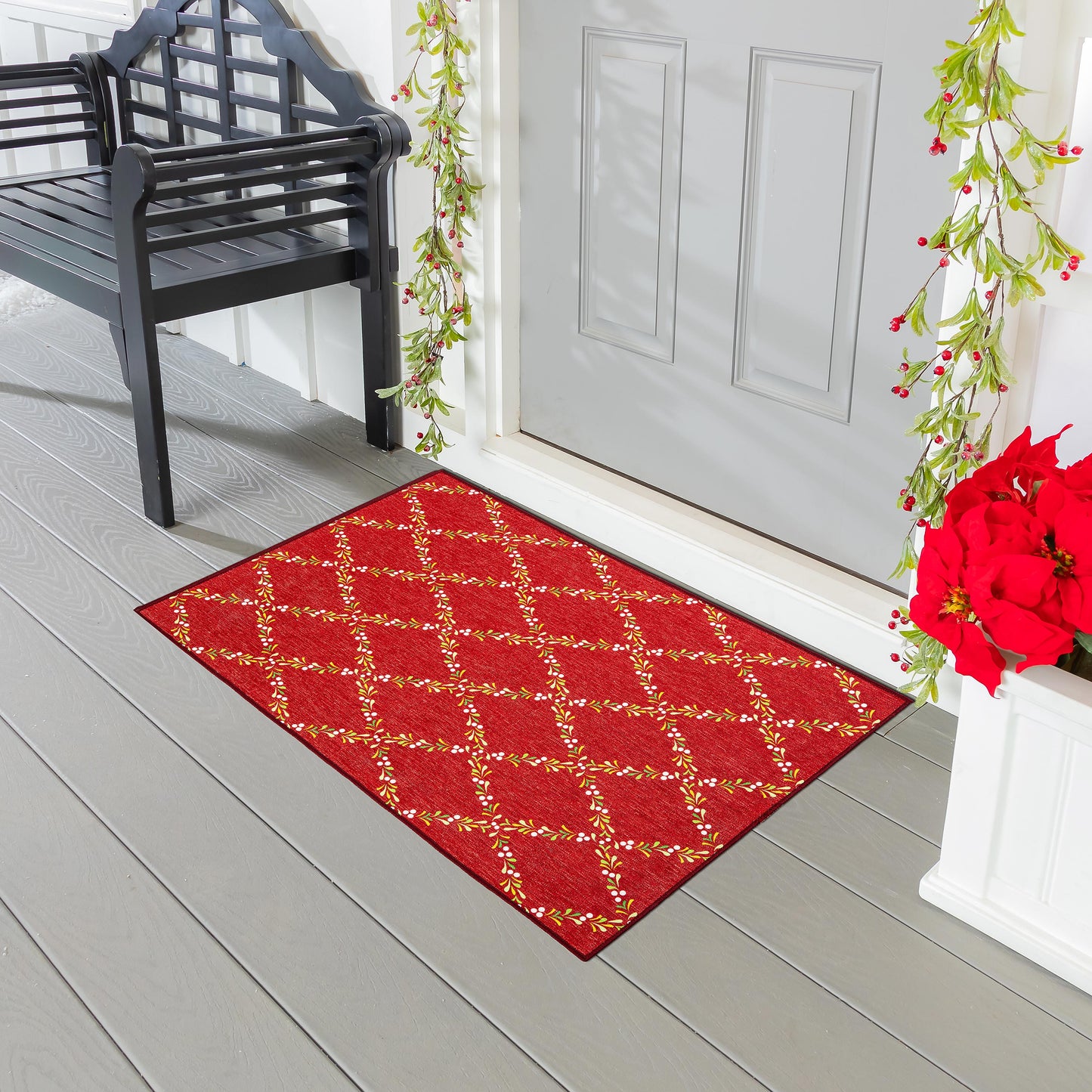 Washable Mat 24" x 36" - Welcome Foliage Pennant