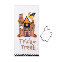 Tea Towel & Cookie Cutter Gift Set - Trick or Swee