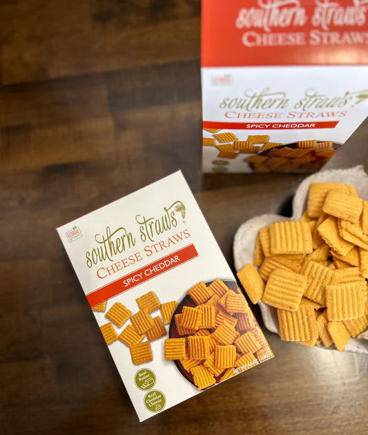 4.5oz Box Cheese Straws - Spicy Cheddar