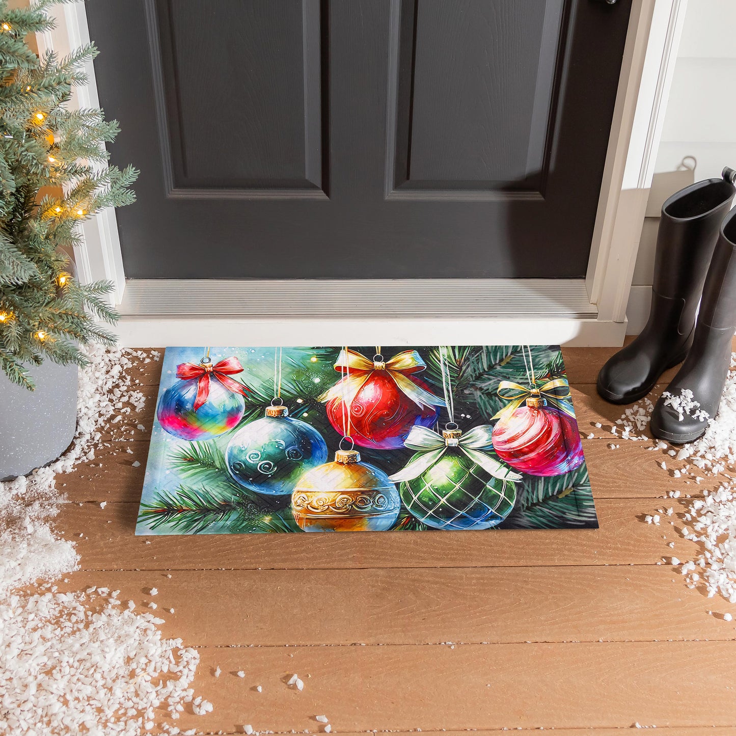 Embossed Mat - Holiday Ornaments