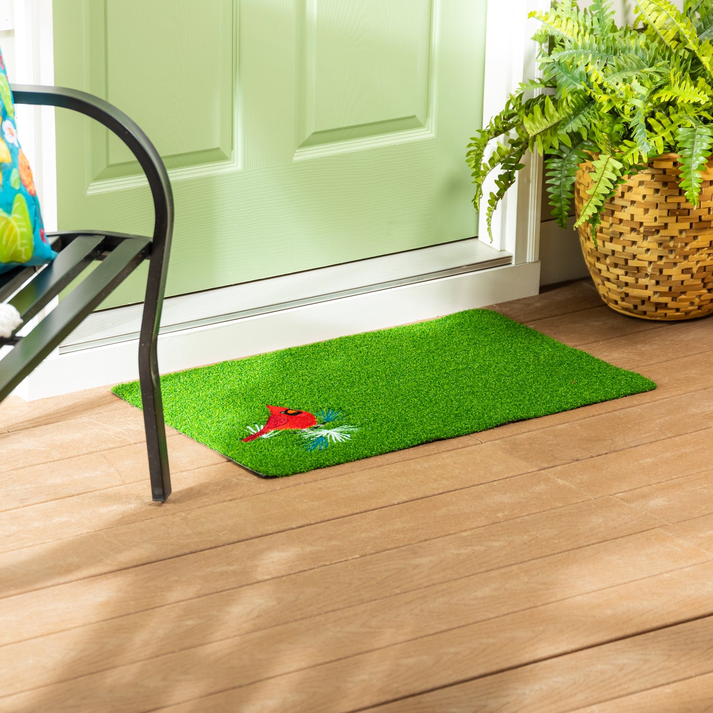 Grass Mat - Red Cardinal