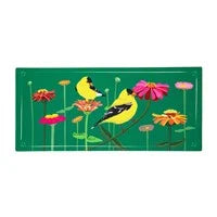 Sassafras Mat - Finches & Flowers