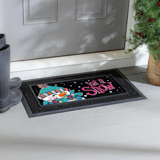 Sassafras Insert - Let It Snow-Man