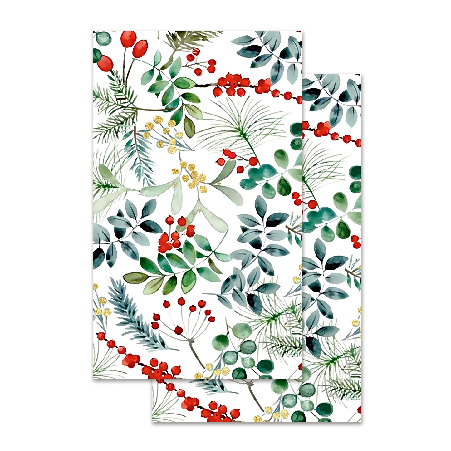 Waffle Weave Quick Dry Towel - Festive Foliage