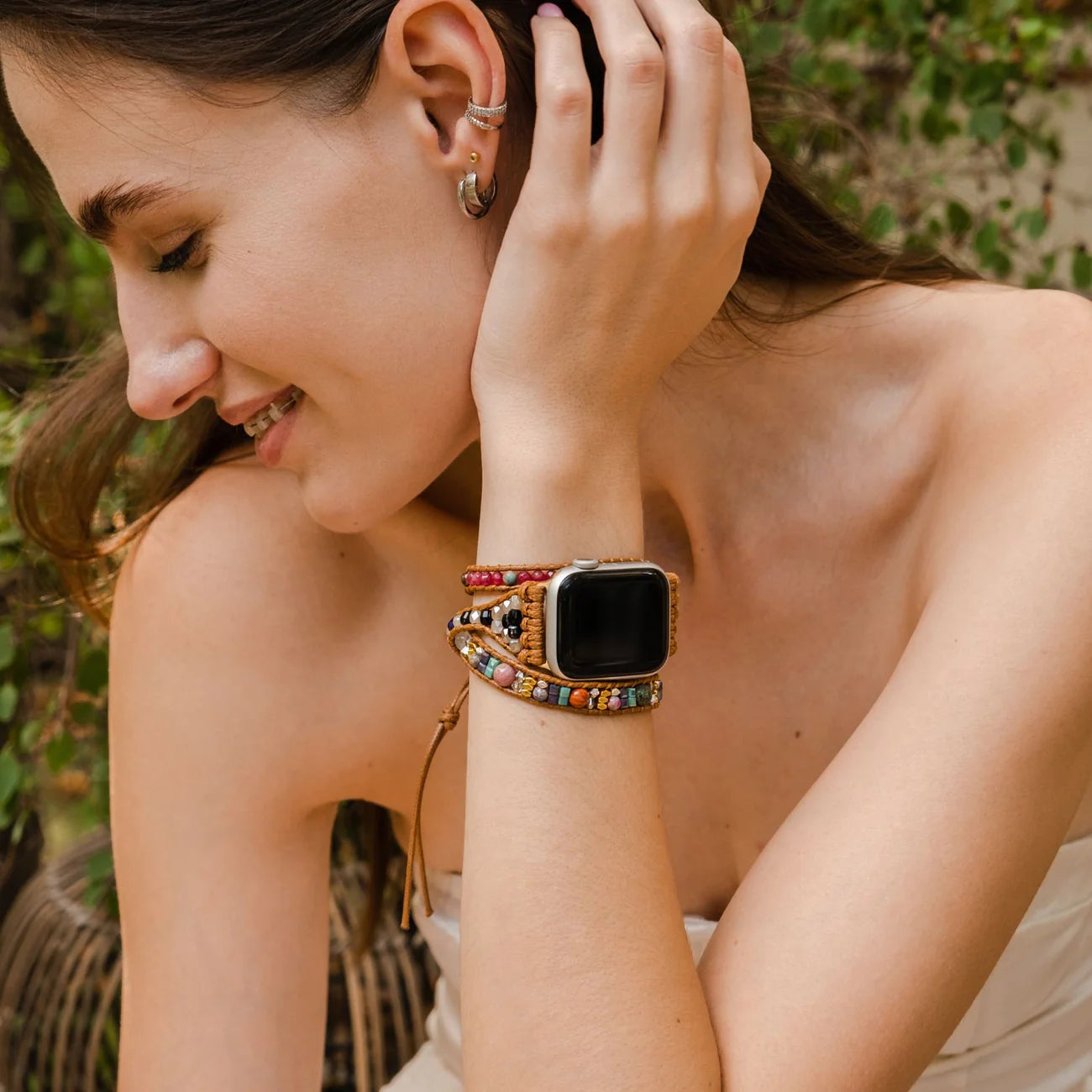 Healing Amethyst Apple Watch Strap