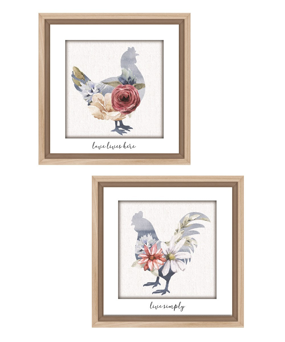 Live Simply Chicken Desk Block