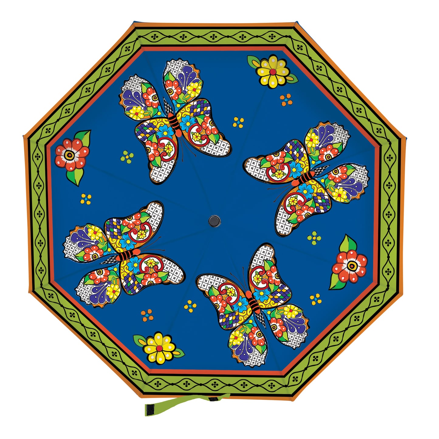 Compact Umbrella - Talavera Butterfly