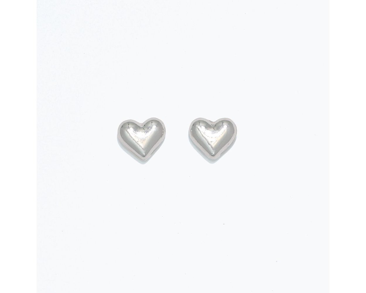 Cuties Earrings - Silver Heart
