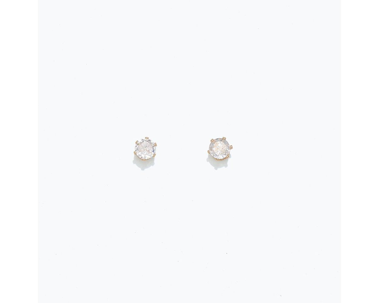 Cuties Earrings - CZ Studs in Gold