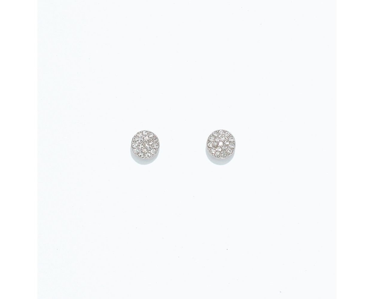 Cuties Earrings - Silver Disc