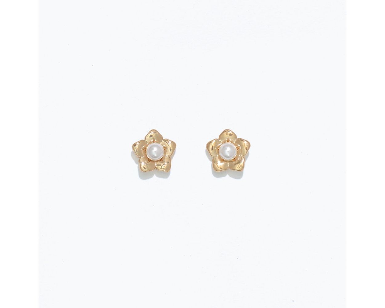 Cuties Earrings - Gold Flowers