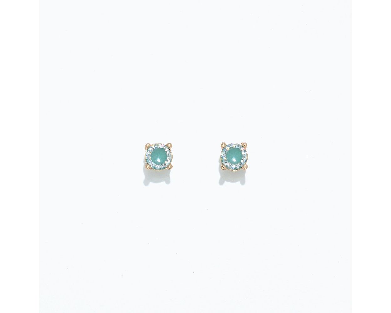Cuties Earrings - Sparkling Aqua CZS