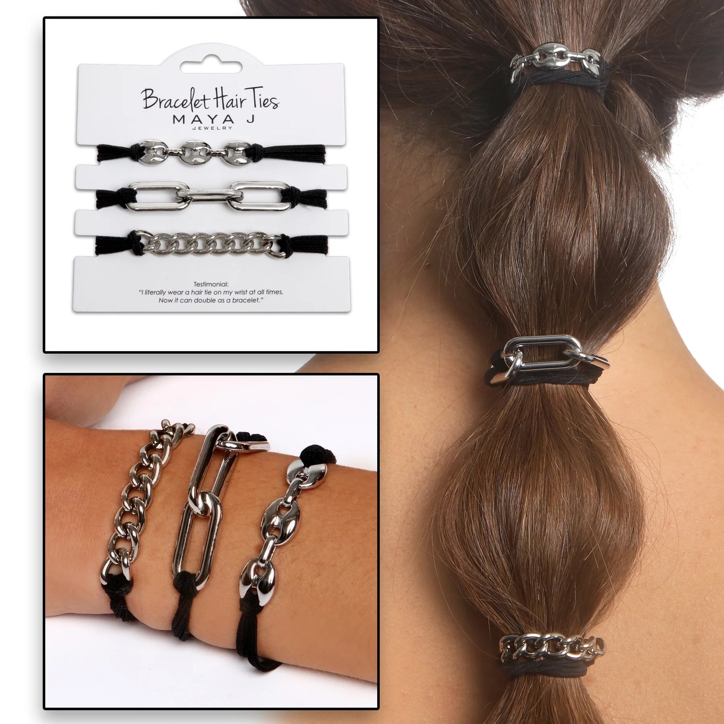 Bracelet Hair Ties HT33W