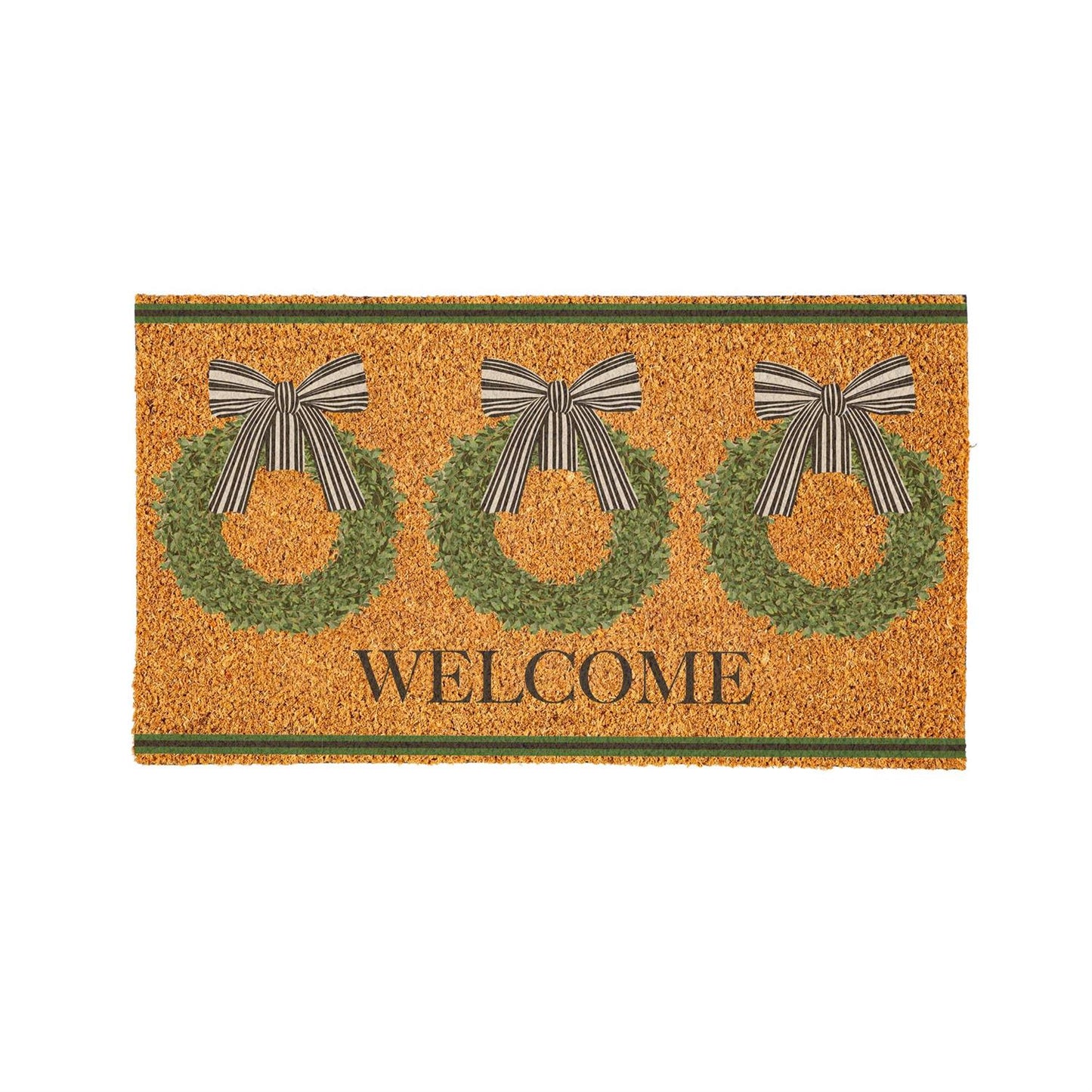 Coir Mat - Boxwood Wreaths
