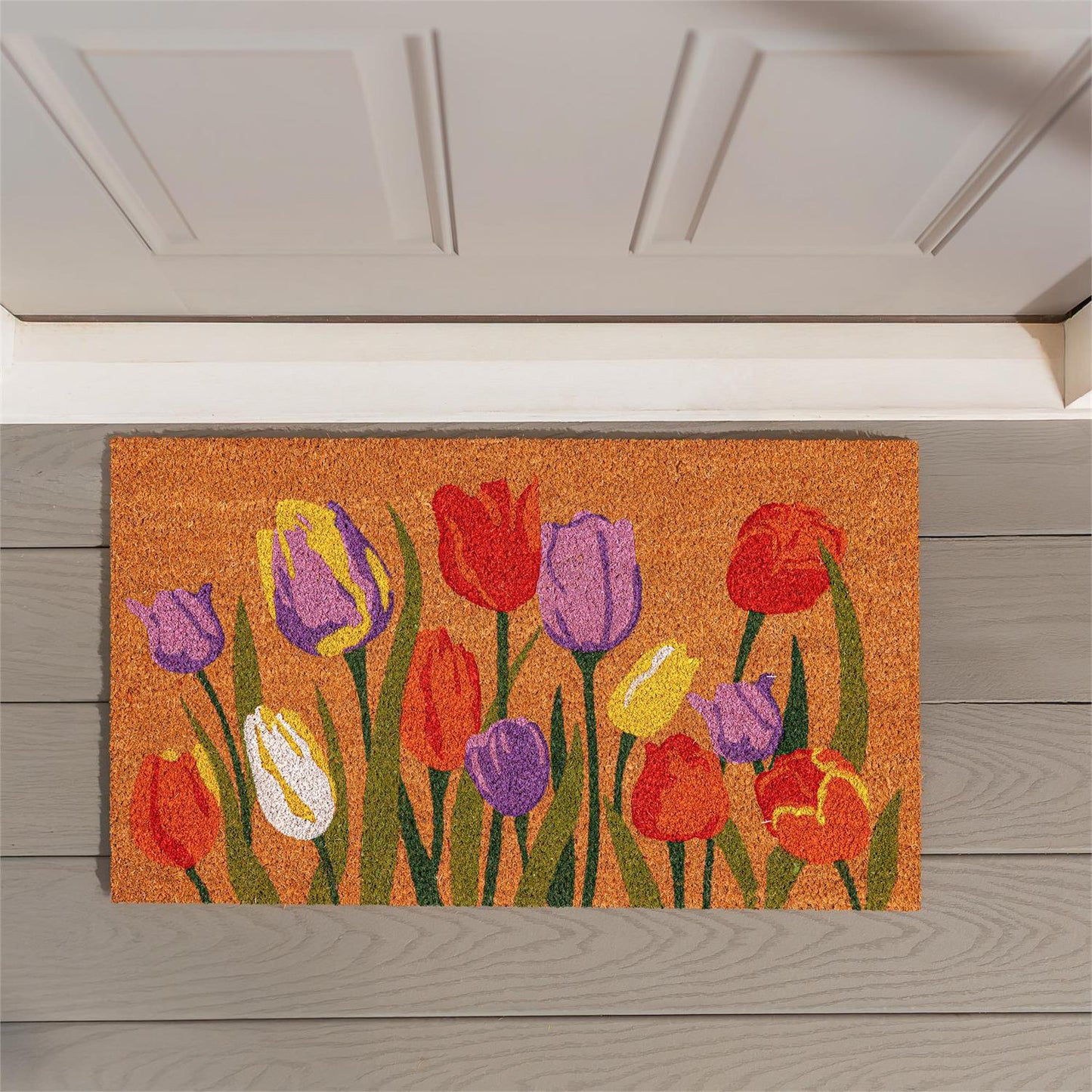 Coir Mat - Tulip Palooza
