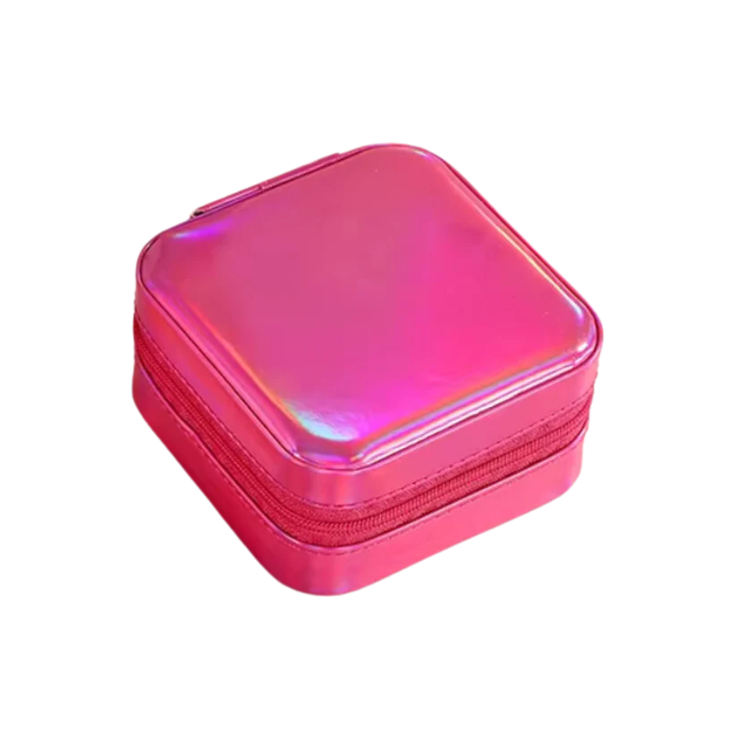 Square Jewelry Case - Pink