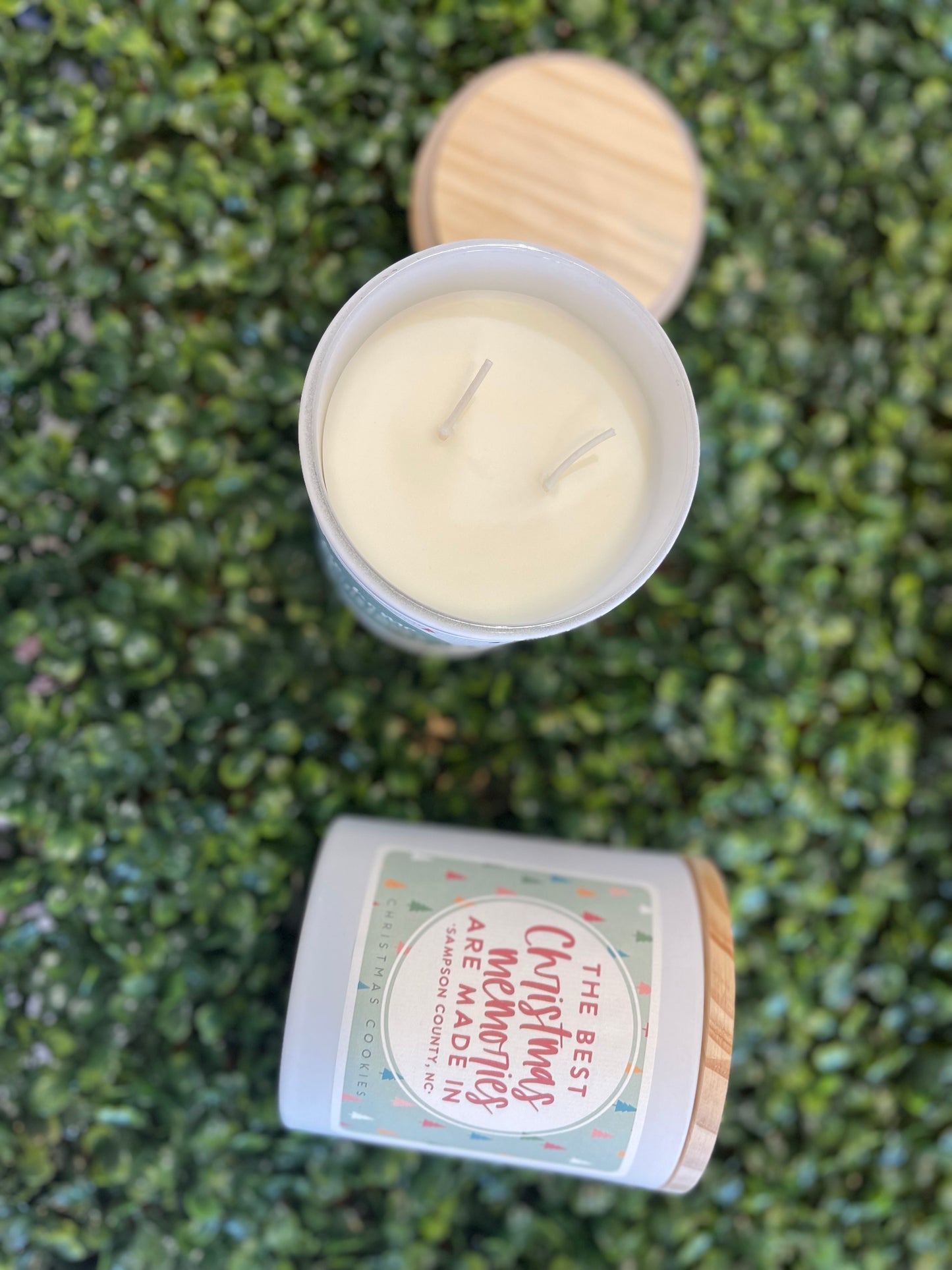 Christmas Memories Cookie Candle
