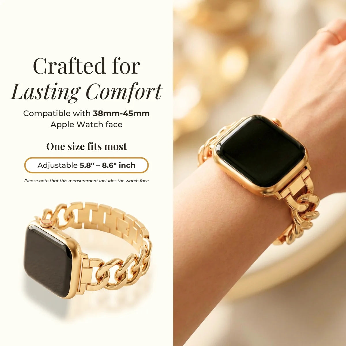 Apple Watch Strap - Gold Woven Luxury
