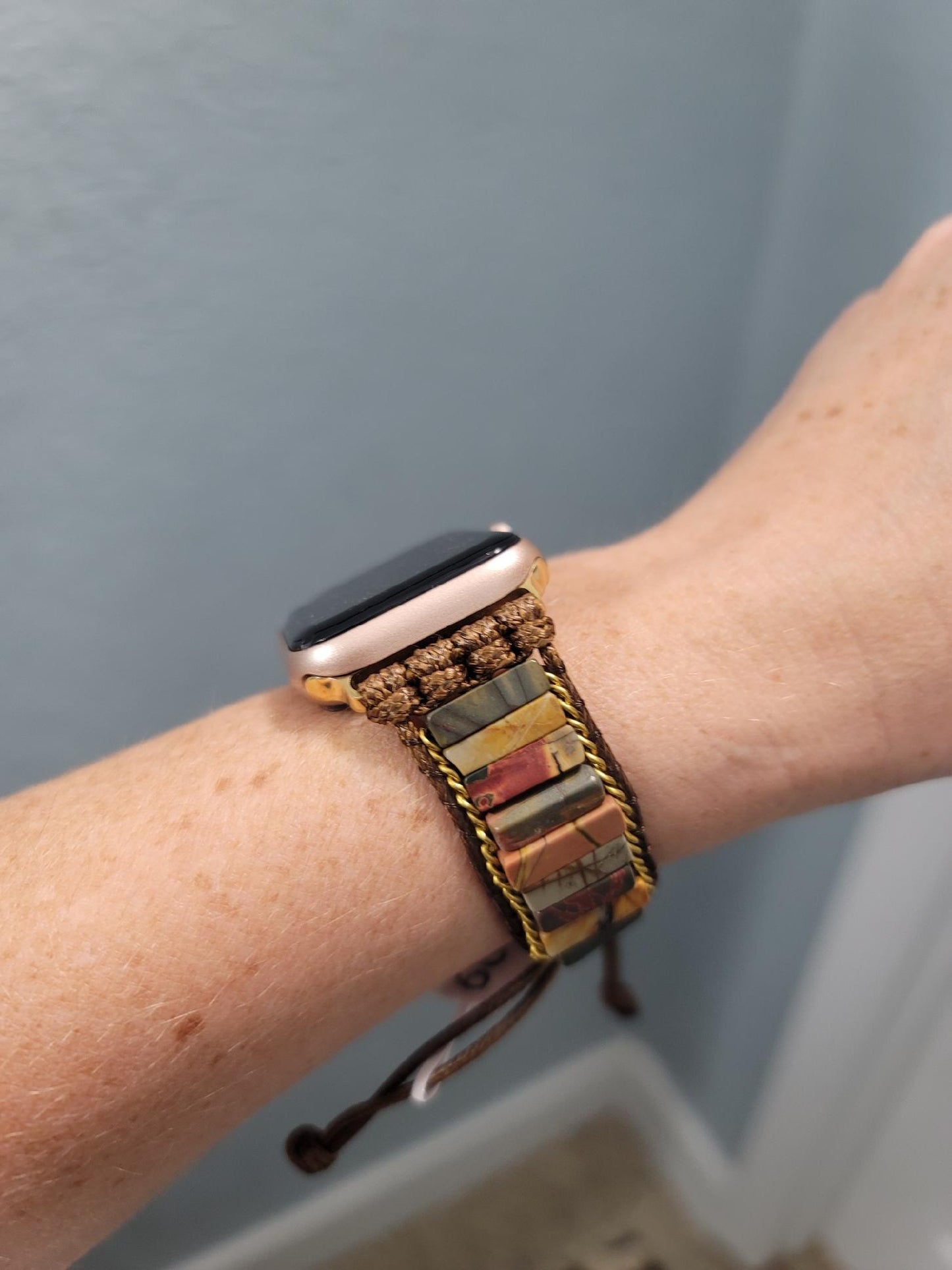 Delicate Picasso Jasper Apple Watch Strap