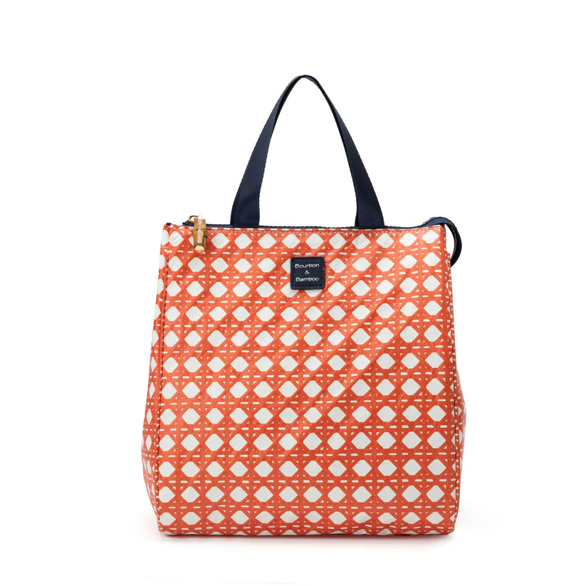 Lunch Bag - Orange Cane