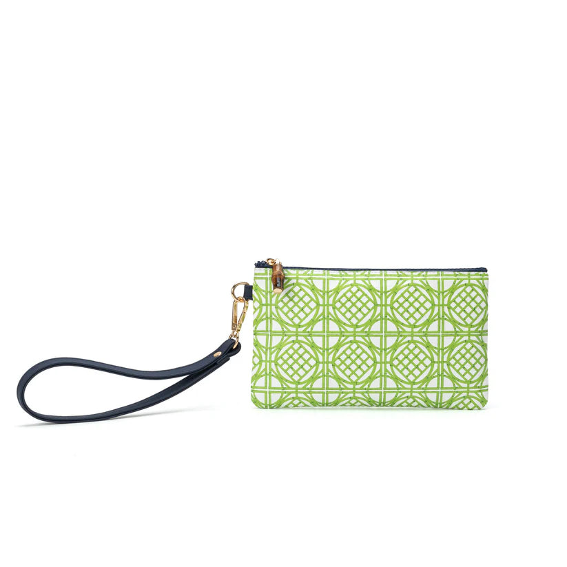 Wristlet - Lime Lattice