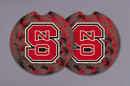 Car Coaster - NC State Tie Dye