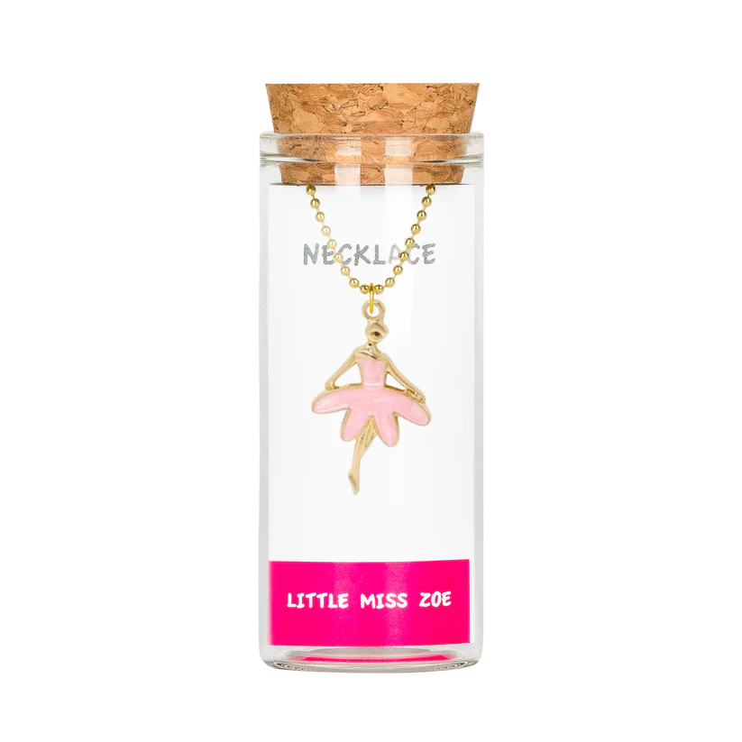 Charming Necklace in Bottle - Ballerina