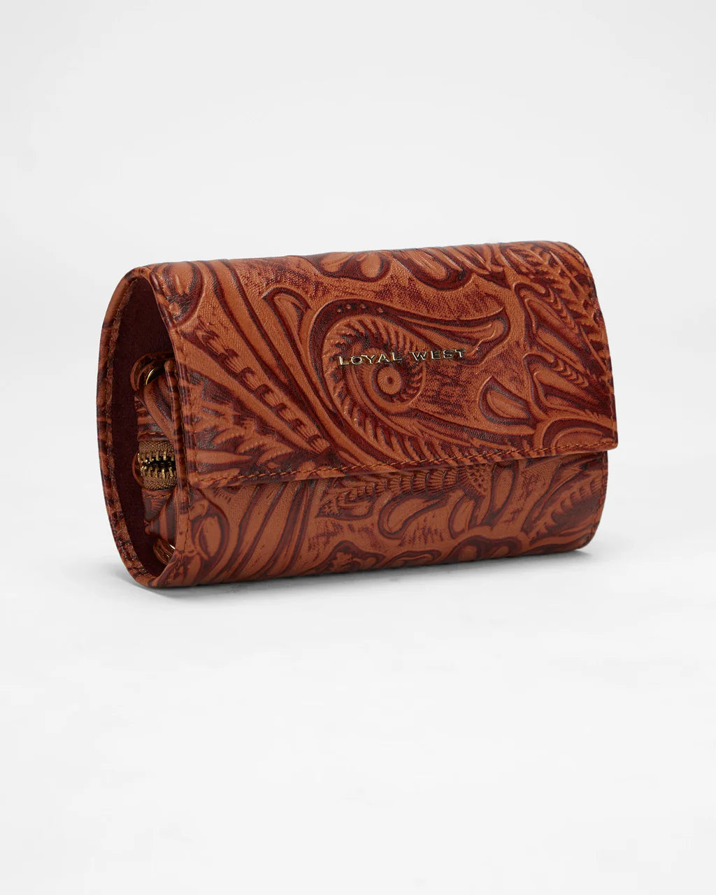 Canyon Jewelry Case - Handtooled Leather