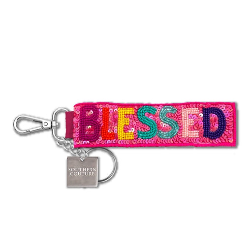 Beaded Keychain - Blessed