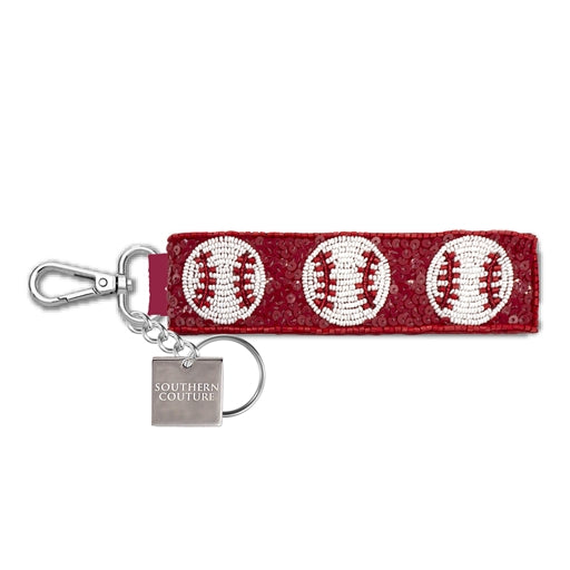 Beaded Keychain - Baseball