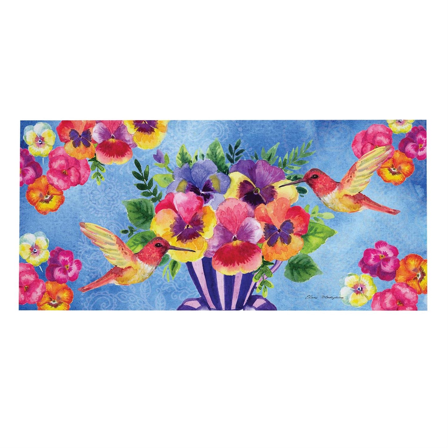 Sassafras Insert - Pansies & Butterflies