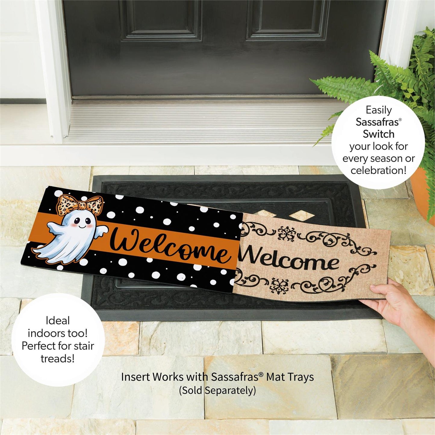 Sassafras Mat - Halloween Ghost